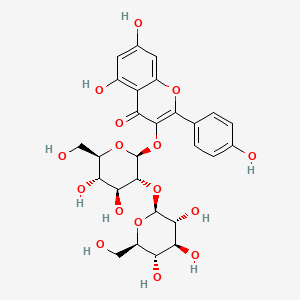 molecular formula C27H30O16 B10825238 kaempferol 3-O-sophoroside CAS No. 30373-88-7