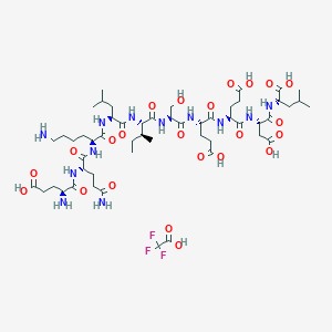 molecular formula C53H87F3N12O23 B10825705 c-Myc Peptide TFA 