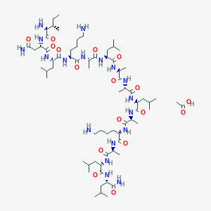 molecular formula C69H128N18O17 B10825727 Mastoparan 7 acetate 