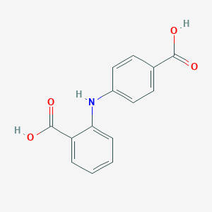 molecular formula C14H11NO4 B108260 2-((4-Carboxyphenyl)amino)benzoic acid CAS No. 17332-57-9