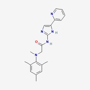 molecular formula C20H23N5O B10826055 WN1316 CAS No. 1356959-16-4