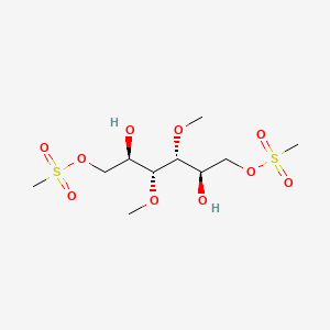 molecular formula C10H22O10S2 B10826335 D-Mannitol, 3,4-di-O-methyl-, 1,6-dimethanesulfonate CAS No. 71240-74-9
