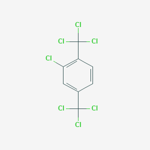 molecular formula C8H3Cl7 B108264 2-Chloro-1,4-bis(trichloromethyl)benzene CAS No. 10388-10-0
