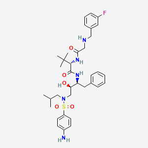 molecular formula C35H48FN5O5S B10826528 Dpc-684 CAS No. 284661-73-0