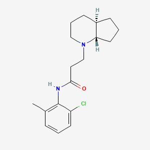 molecular formula C18H25ClN2O B10826646 Rodocaine CAS No. 39489-99-1