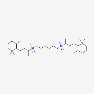 molecular formula C36H74N2+2 B10826687 Triclobisonium CAS No. 7187-64-6