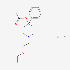molecular formula C18H28ClNO3 B10826872 Prosidol [WHO-DD] CAS No. 135201-15-9