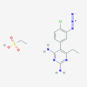 molecular formula C14H18ClN7O3S B10826889 Mzpes 