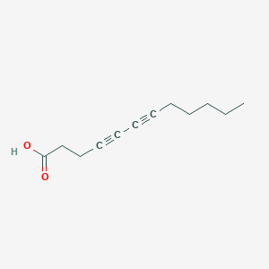 molecular formula C12H16O2 B010827 Dodeca-4,6-diynoic acid CAS No. 100256-61-9