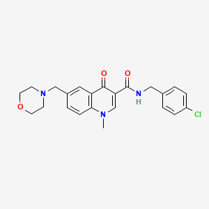 molecular formula C23H24ClN3O3 B10827011 PNU-183792 CAS No. 282536-25-8