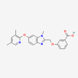 molecular formula C23H21N3O4 B10827200 DS-6930 