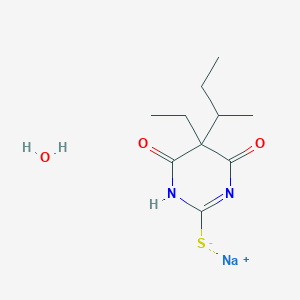 molecular formula C10H17N2NaO3S B10827211 Inactin hydrate 