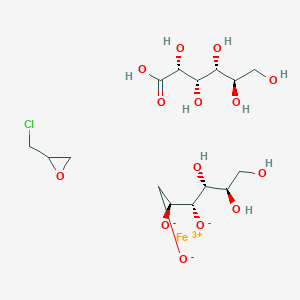 molecular formula C15H28ClFeO14 B10827216 Glusoferron 