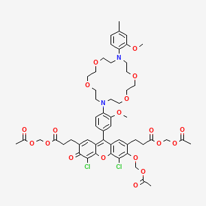 molecular formula C55H64Cl2N2O19 B10827334 Ipg-2 AM 