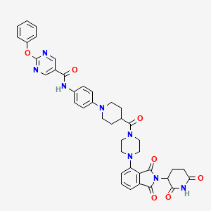 molecular formula C40H38N8O7 B10827368 Protac(H-pgds)-7 