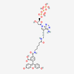molecular formula C41H41N6O19P3 B10827459 Fluorescein-12-dATP 