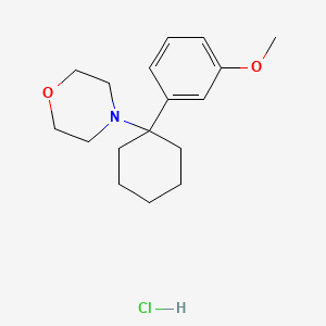 molecular formula C17H26ClNO2 B10827511 3-methoxy PCMo (hydrochloride) CAS No. 2756542-42-2