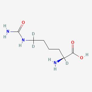 molecular formula C7H15N3O3 B10827520 L-Homocitrulline-d3 