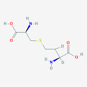 molecular formula C7H14N2O4S B10827545 Cystathionine-d4 