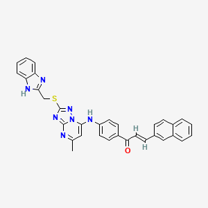 molecular formula C33H25N7OS B10827744 WS-898 