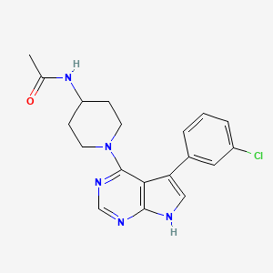 molecular formula C19H20ClN5O B10827795 SBP-3264 