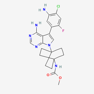 molecular formula C22H24ClFN6O2 B10827816 Ret-IN-7 