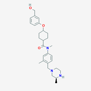 molecular formula C28H39N3O3 B10827888 DS-3801b CAS No. 1369412-66-7