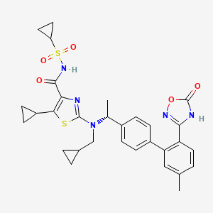 molecular formula C31H33N5O5S2 B10827955 ChemR23-IN-3 