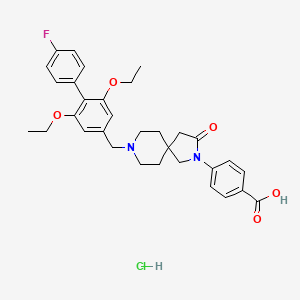 molecular formula C32H36ClFN2O5 B10828021 SSTR5 antagonist 2 hydrochloride 