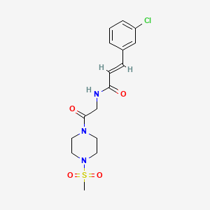 molecular formula C16H20ClN3O4S B10828142 SR15006 