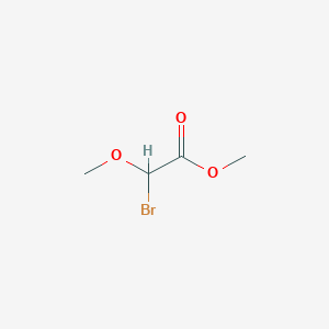 molecular formula C4H7BrO3 B108282 Methyl 2-bromo-2-methoxyacetate CAS No. 5193-96-4