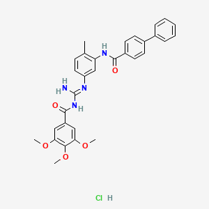 molecular formula C31H31ClN4O5 B10828203 MRT-83 hydrochloride 