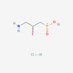 molecular formula C3H9ClFNO2P+ B10828281 Lesogaberan hydrochloride 