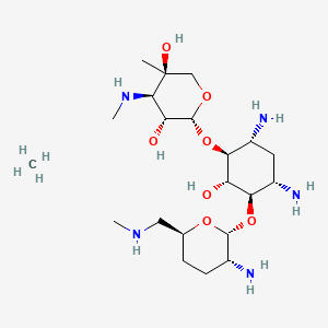 molecular formula C21H45N5O7 B10828339 Sagamicin (sulfate) 