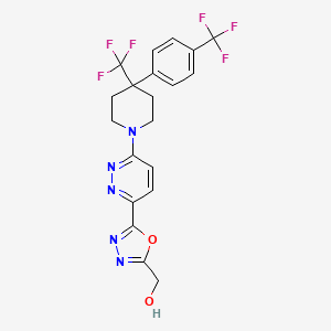 molecular formula C20H17F6N5O2 B10828366 T-3764518 