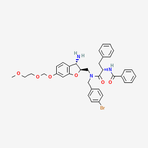 molecular formula C36H38BrN3O6 B10828389 MSN-50 