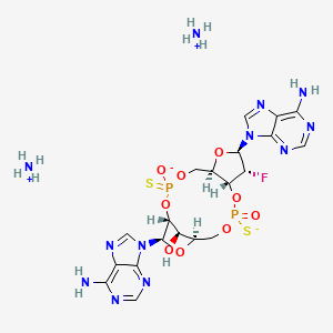 molecular formula C20H29FN12O9P2S2 B10828420 IACS-8803 diammonium 