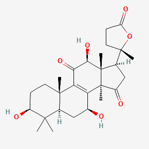 molecular formula C27H38O7 B10828496 Ganoderlactone D 