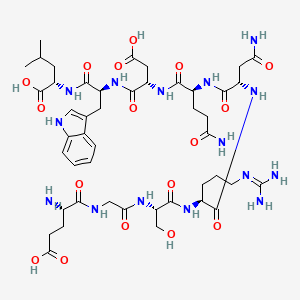 molecular formula C46H69N15O17 B10828518 Gp100 (25-33), mouse 