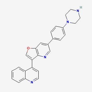 molecular formula C26H22N4O B10828528 MU1700 