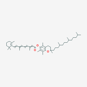 molecular formula C49H76O3 B10828686 Tocopheryl Retinoate; Tretinoin tocoferil 