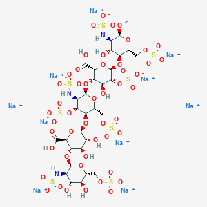 molecular formula C31H45N3Na10O49S8+2 B10828778 Arixtra 