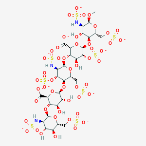 molecular formula C31H43N3O49S8-10 B10828868 Fondaparinux(10-) 