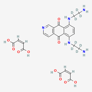 molecular formula C25H27N5O10 B10828973 Pixantrone-d8 