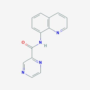 molecular formula C14H10N4O B10828981 QN523 