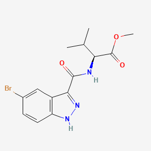 molecular formula C14H16BrN3O3 B10829034 MMB-5Br-INACA 
