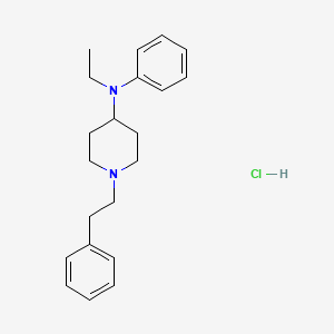 molecular formula C21H29ClN2 B10829062 Ethyl 4-ANPP hydrochloride 