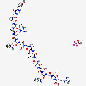 molecular formula C98H143F3N26O24 B10829074 Spadin (trifluoroacetate salt) 