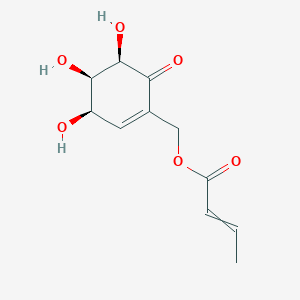 molecular formula C11H14O6 B10829124 6-epi-COTC CAS No. 57449-30-6