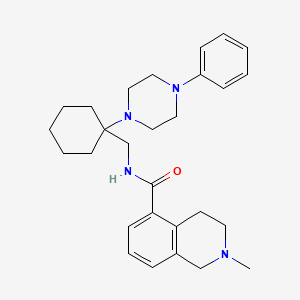 molecular formula C28H38N4O B10829372 JNJ-42253432 